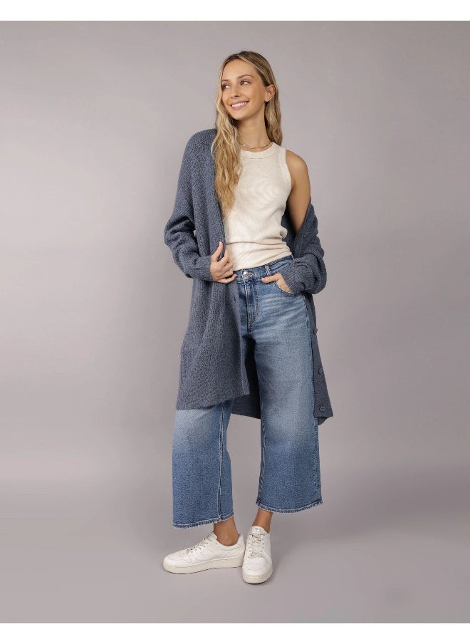 American Eagle - AE Whoa So Soft Oversized Long Line Cardigan - Image 1