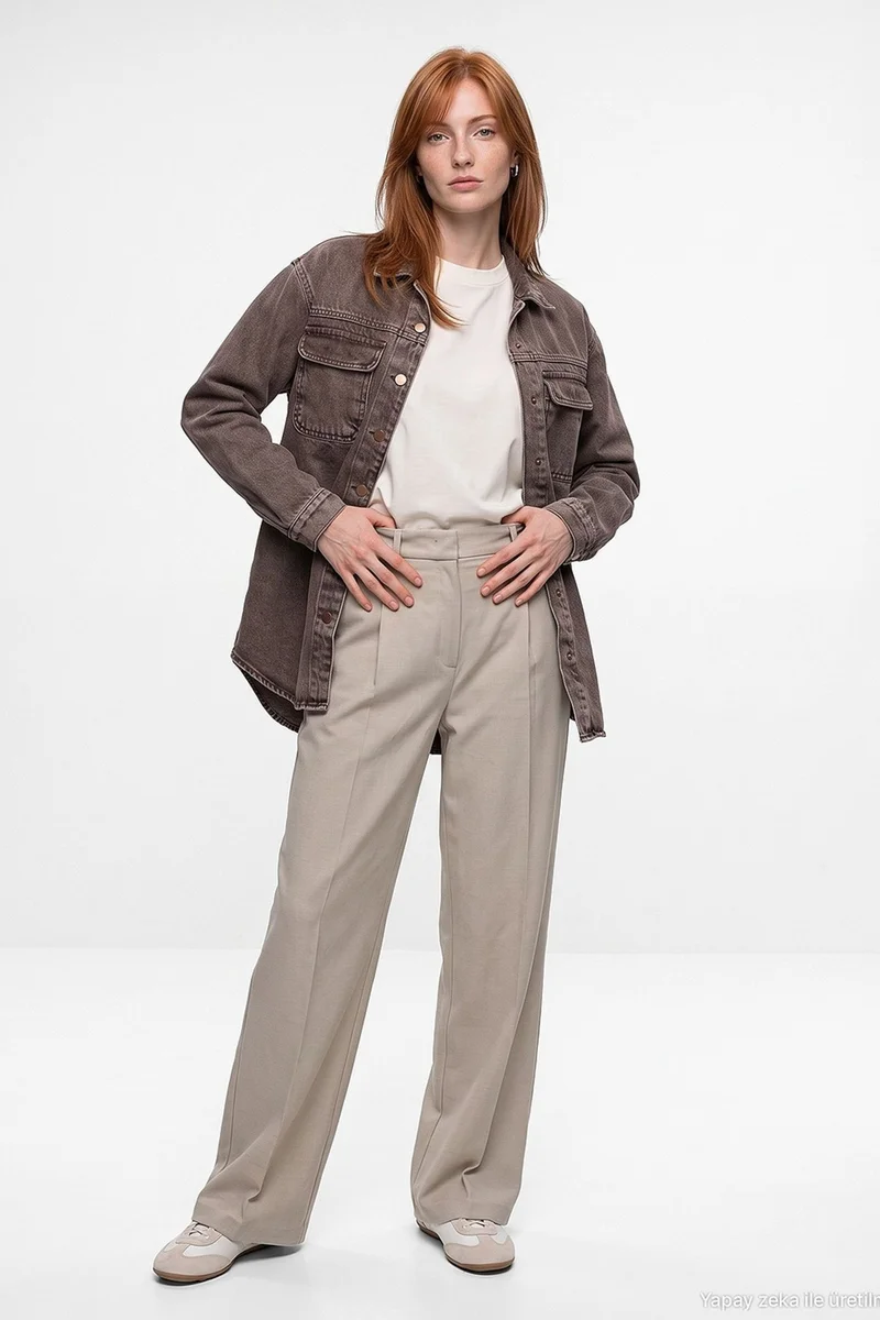 Dilvin Walnut Brown DILVIN Women's Cotton Shirt for Women | Best Price UAE