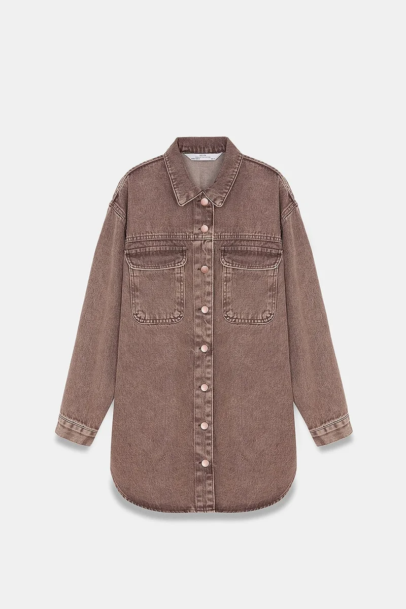 Dilvin Walnut Brown DILVIN Women's Cotton Shirt for Women | Best Price UAE
