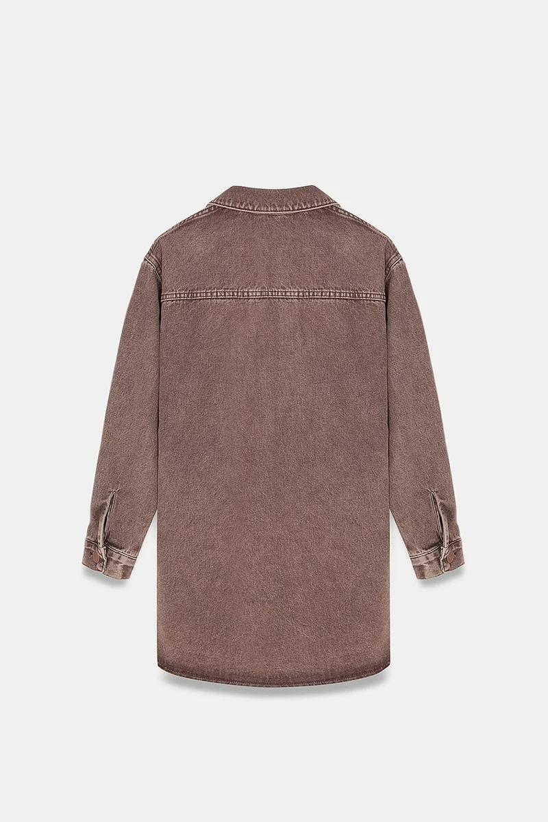 Dilvin Walnut Brown DILVIN Women's Cotton Shirt for Women | Best Price UAE
