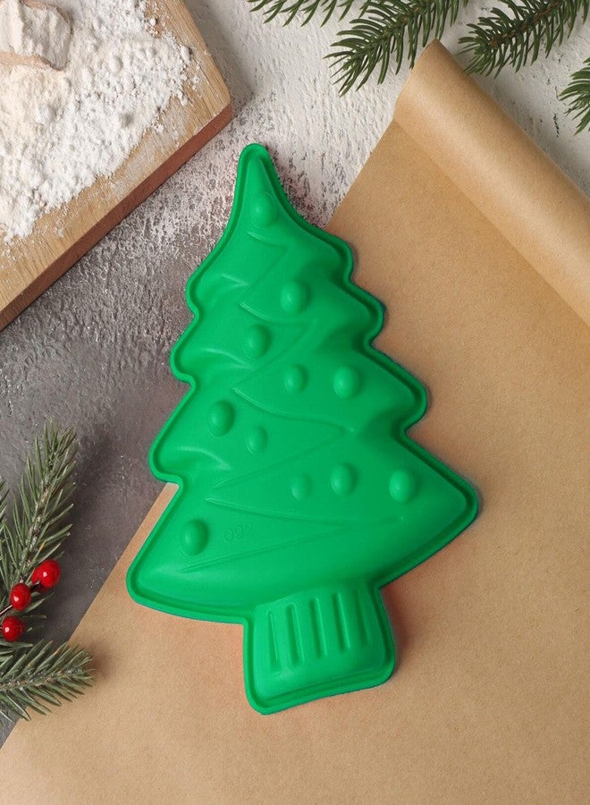 Ysqool Christmas Tree Cake Pan 3D Christmas Tree Silicone Mold Christms Tree Shaped Cake Mold Non Stick Christmas Baking Mold Candy Chocolate Mold for Xmas Holiday Party Supplies - Image 5