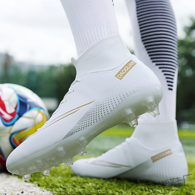 Jinjiang Large Factory High-Top Football Shoes Generation Of Men'S And Women'S Adult Children'S Competition Training Shoes Tf Broken Nails Ag Spikes - Image 4