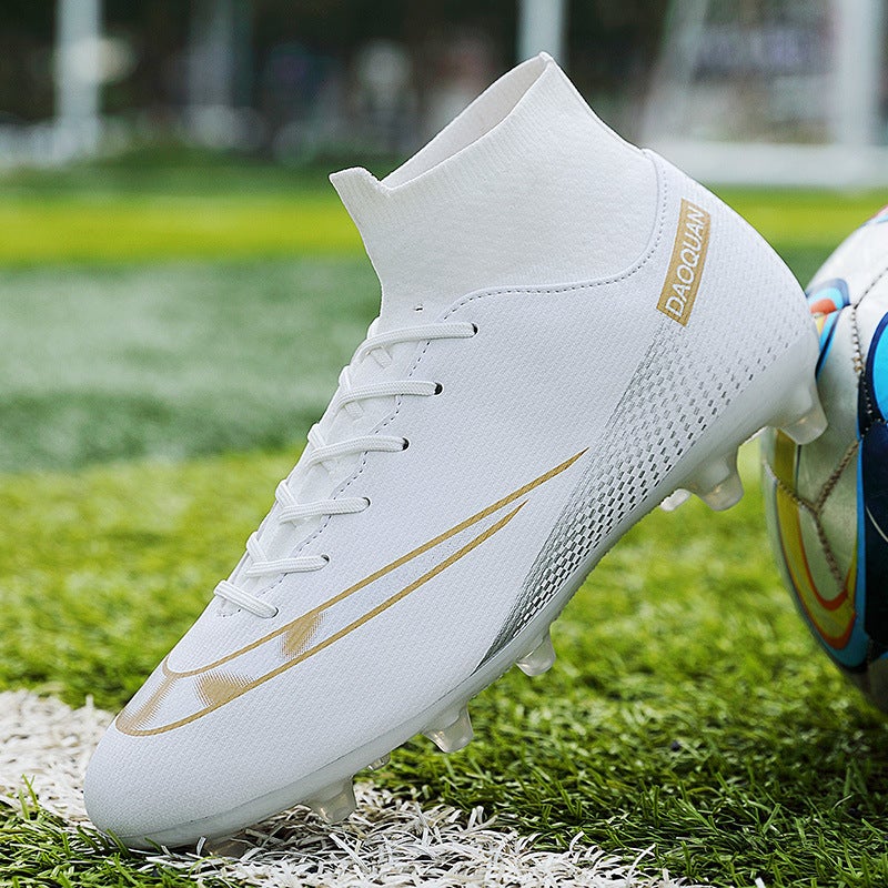 Jinjiang Large Factory High-Top Football Shoes Generation Of Men'S And Women'S Adult Children'S Competition Training Shoes Tf Broken Nails Ag Spikes - Image 2