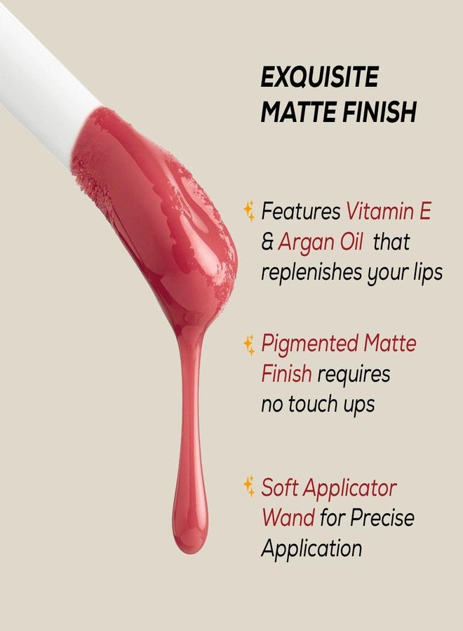 INSIGHT Professional Long Lasting Lip Color (You Go Girl) | Pigmented Matte Finish | Comfortable All Day Wear | Non Transferable | Enriched with Argan Oil & Vitamin E - (6g) - Image 5