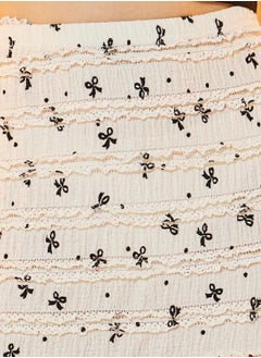 Take Two Scatter Pattern Print Texture Mermaid Maxi Skirt  - Image 3