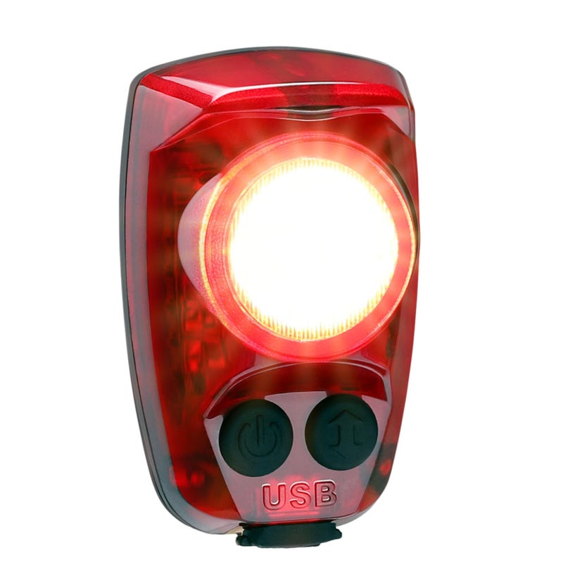 Cygolite Hotshot Proâ€“ 150 Lumen Bike Tail Light [HARD MOUNT VERSION]â€“ 6 Night & Daytime Modesâ€“ User Adjustable Flash Speeds- Compact Designâ€“ IP64 Water Resistantâ€“ USB Rechargeableâ€“Great for Busy Roads - Image 1