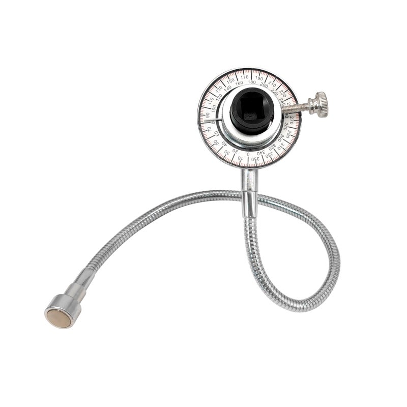 Torque Angle Meter: Silver 1/2 Inches Drive Universal Fit - Skin-Pack Design Torque Wrench Angle Gauge Tool for Torque-to-Yield Fastener Applications - Image 5