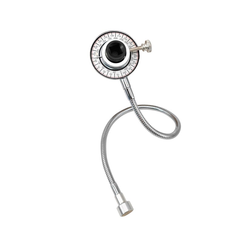 Torque Angle Meter: Silver 1/2 Inches Drive Universal Fit - Skin-Pack Design Torque Wrench Angle Gauge Tool for Torque-to-Yield Fastener Applications - Image 2