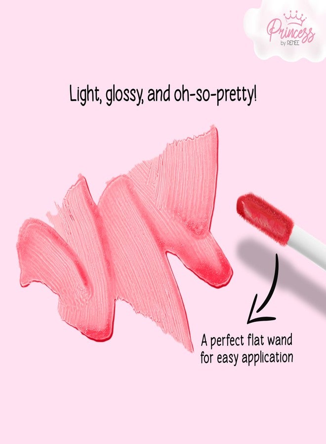 Renee Princess by RENEE Royal Shine Lip Gloss Set, Soft, Shiny & Nourishing, Lightweight, Non-Sticky, Enriched with Strawberry Seed Oil, Jojoba & Avocado Oil, 5 Gentle Shades for Young Lips, 1.2Ml Each - Image 3