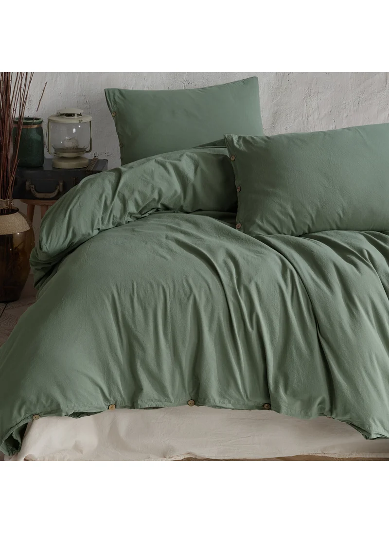 ماكاس هوم Olivy 100% Cotton Washed Double Duvet Cover Set 200*220 Olvckt
