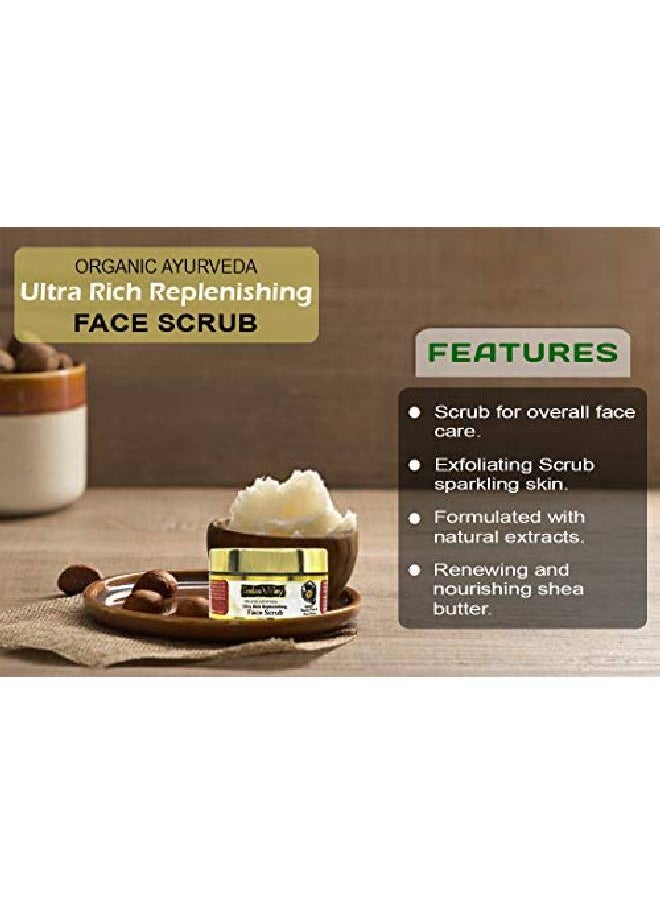 Indus Valley Ultra Rich Replenishing Shea Butter Fruit Face Scrub (50Ml)  - Image 4