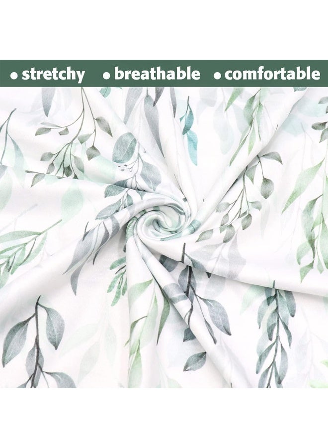 DILIMI غطاء وسادة الرضاعة DILIMI قابل للتمدد وقابل للإزالة لوسائد الرضاعة، غطاء فائق النعومة ومريح للبنات والأولاد، ورقة خضراء - Image 2