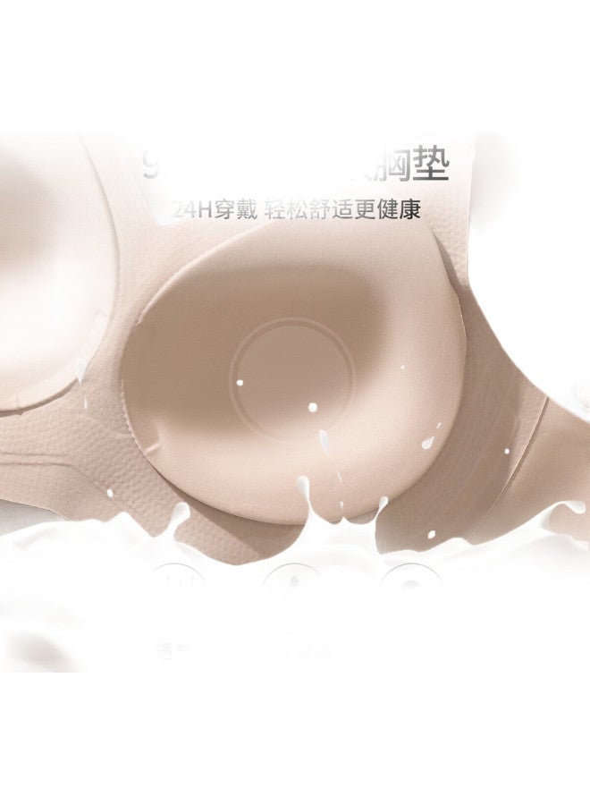 GRACEWELL Seamless Double Lift Bra For Women, Large Bust Minimizer, Push-Up, Side Support, Anti-Sagging, Wireless, Soft Sports Bra - Image 3