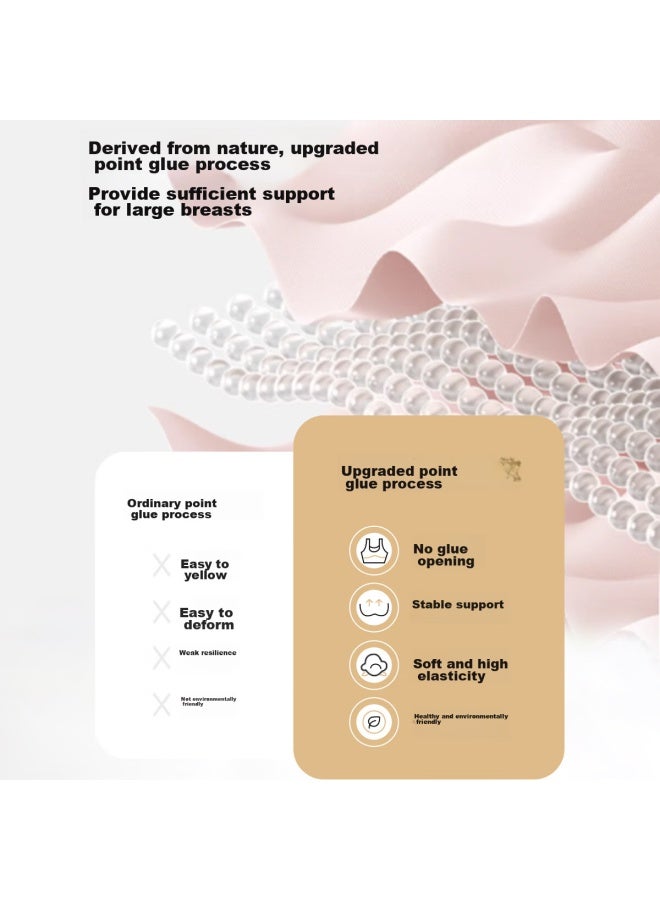 GRACEWELL Tingmei Seamless Double Lift Bra For Women, Large Bust Minimizer, Push-up, Side Support, Anti-sagging, Wireless, Soft Sports Bra - Image 4
