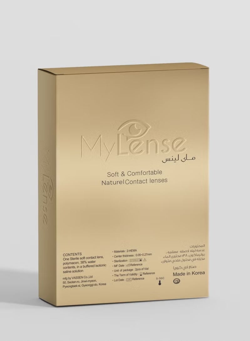 MyLense MyLens , Monthly Disposable Colored Contact Lenses, Color Turquoise - Image 2