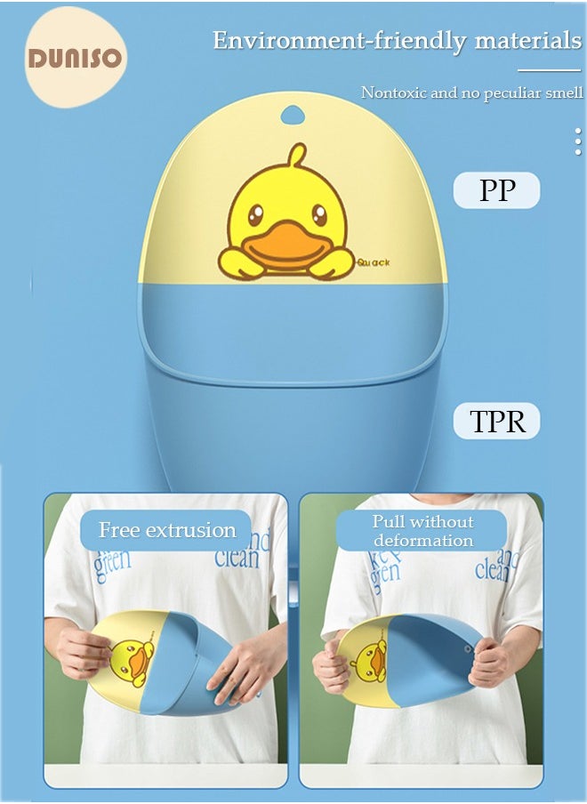 DUNISO - Wall Mounted Baby Training Urinal, Portable Potty for Boys Urinal Potty Pee Training Tool for Boy Pee Guard for Indoor Outdoor Bedroom Bathroom - Image 1