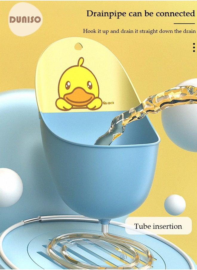 DUNISO - Wall Mounted Baby Training Urinal, Portable Potty for Boys Urinal Potty Pee Training Tool for Boy Pee Guard for Indoor Outdoor Bedroom Bathroom - Image 1