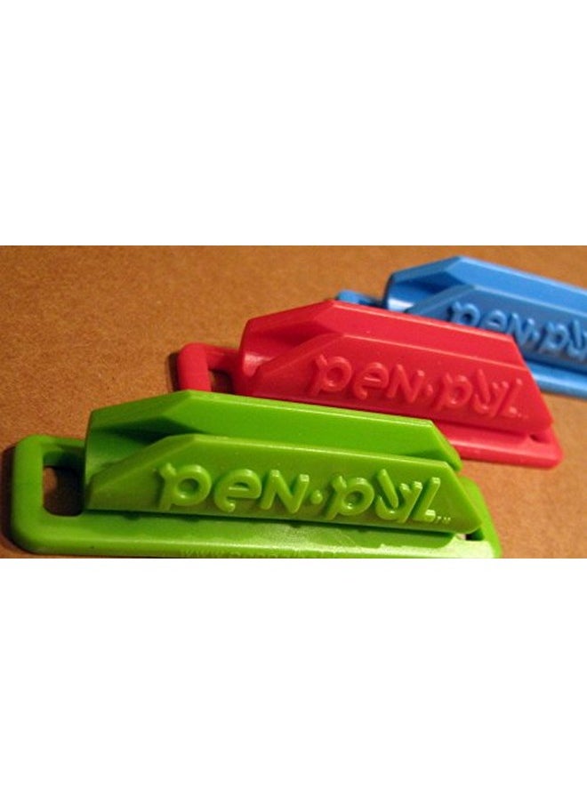 TOPS Tops Penpal Rubber Pen/Pencil Holder, 5/8 x 2 5/8 x 5/8 Inches, Assorted Colors, 4 Packs [Includes 4 Holders Only - Picture Show Assortment Of Colors]  - Image 3