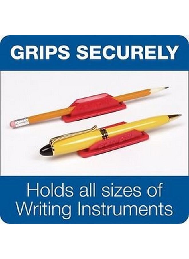 TOPS Tops Penpal Rubber Pen/Pencil Holder, 5/8 x 2 5/8 x 5/8 Inches, Assorted Colors, 4 Packs [Includes 4 Holders Only - Picture Show Assortment Of Colors]  - Image 2