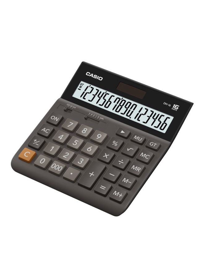 CASIO Wide H Series 14-Digits Desktop Calculator Grey/Black - Image 1