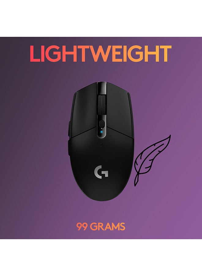 Logitech G305 Lightspeed Wireless Gaming Mouse, HERO Sensor, 12,000 DPI, Lightweight, 6 Programmable Buttons, 250h Battery Life, On-Board Memory, Compatible with PC / Mac Black - Image 5