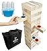 SWOOC Games Giant Tower Party Game with Hidden Jello Includes Disposable Cups Lids Carrying Case Stacks up to 5ft Topple Game for Adults Giant Outdoor Games Jumbo Block Fun - Image 4