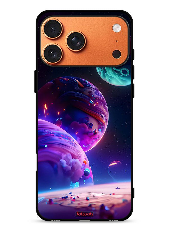 Tolwak Apple iPhone 17 Pro Max Protective Case Cover Planet Pattern - Image 1