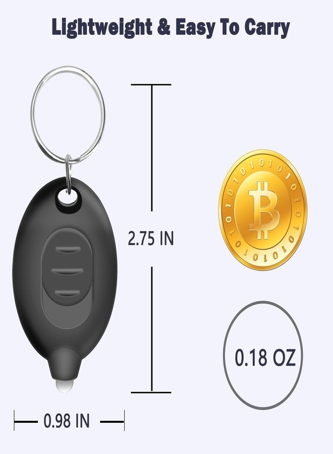 Daemson Mini LED Keychain Flashlight, Ultra Bright Tiny Flashlight, Small Keychain Flashlight White Light, Micro Pocket Key Ring LED Flashlight for Emergency Lighting - Multicolor Shell (8PCS) - Image 5