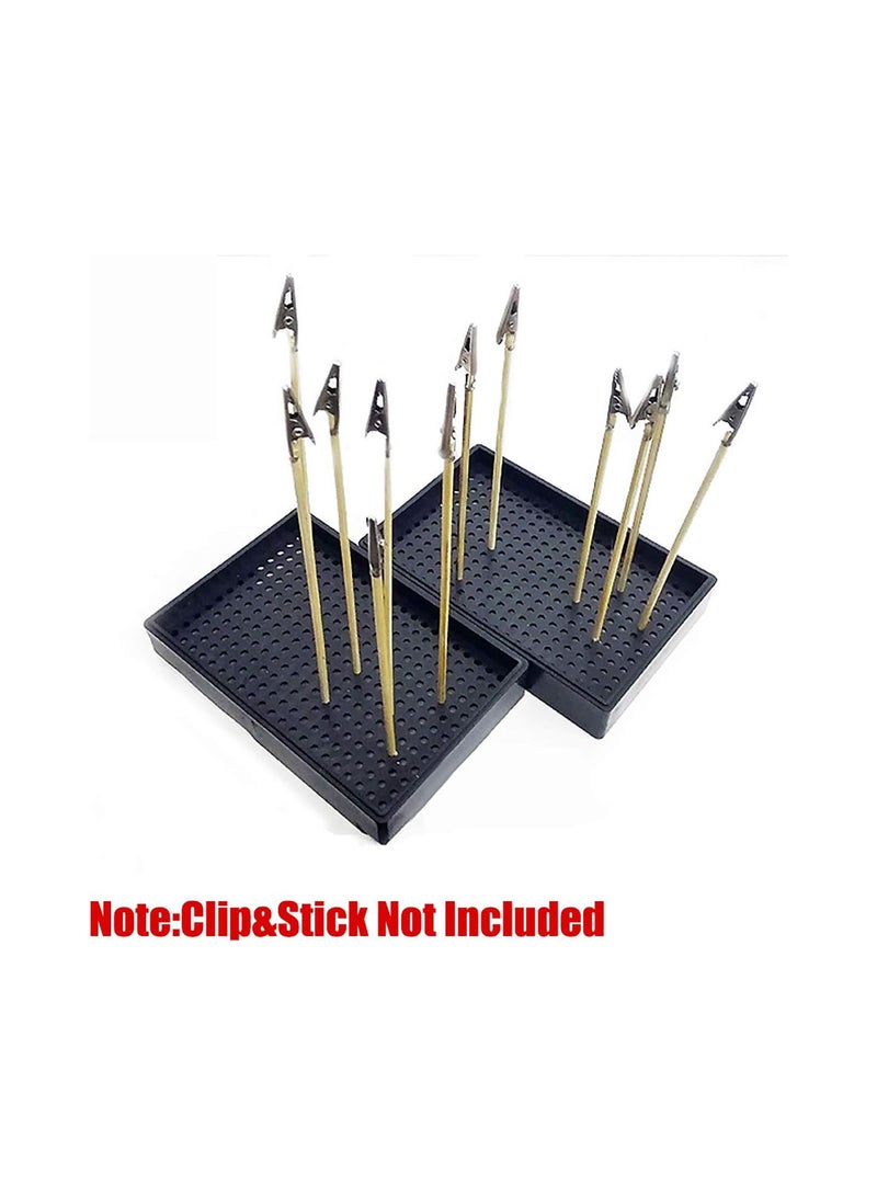 GGOOT Airbrush Spray Paint Holder Base Model Paint Spraying Clamping Airbrush Hobby Model Plastic Clip Stand Parts Models Assemble Tool  - Image 4