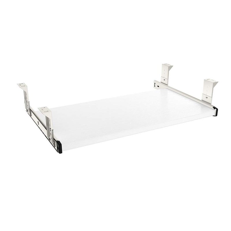 FRMSAET Furniture Accessories Office Product Suits Hardware 202430 inches Keyboard Drawer Tray Wood Holder Under Desk Adjustable Height Platform 20 inches White