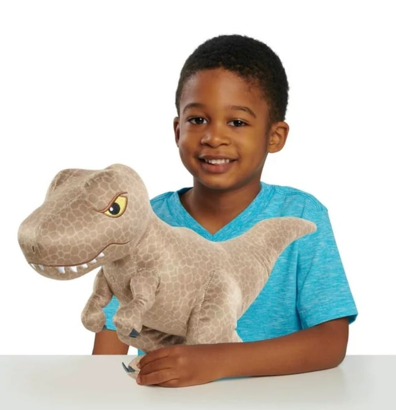 Just Play Jurassic World Large 12-inch Tyrannosaurus Rex Plush Stuffed Animal, Kids Toys for Ages 3 up - Image 3