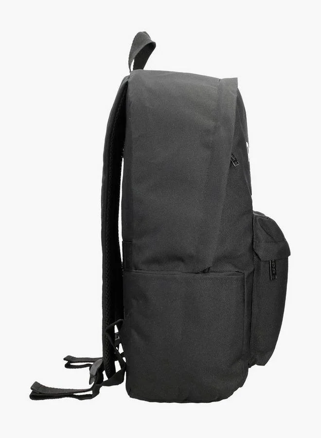 Reebok Logo Print School Backpack With Adjustable Straps And Zip Closure - 38X19X43 Cm