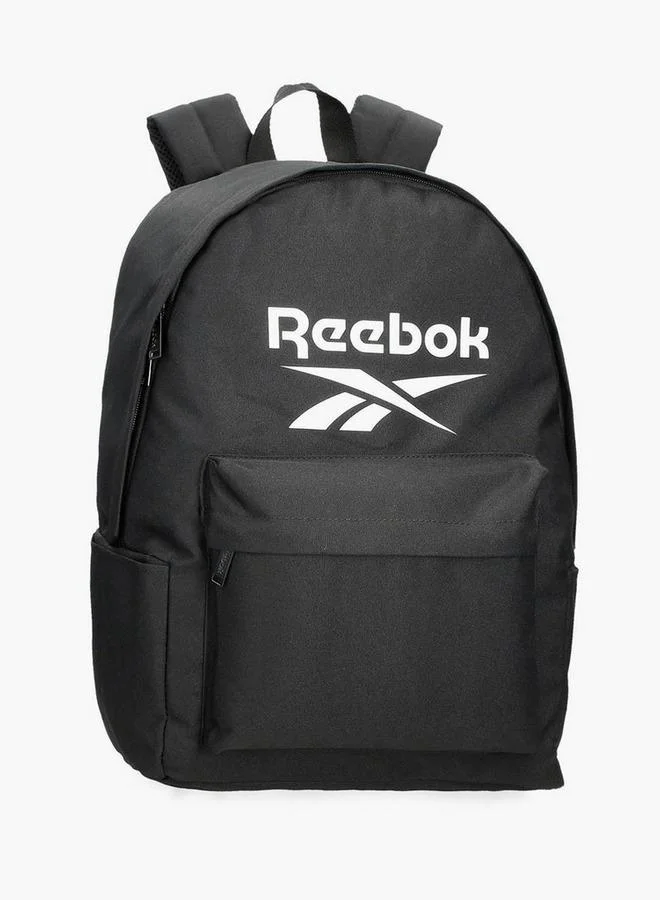 Reebok Logo Print School Backpack With Adjustable Straps And Zip Closure - 38X19X43 Cm