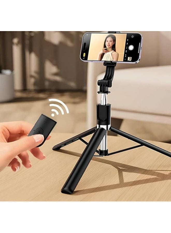 R1-L Selfie Stick Tripod 67 Inch Long with Bluetooth Remote & Stable Base – 3-in-1 Multifunctional Design for Selfies, Vlogging, Photo Shoots & Makeup - Image 2