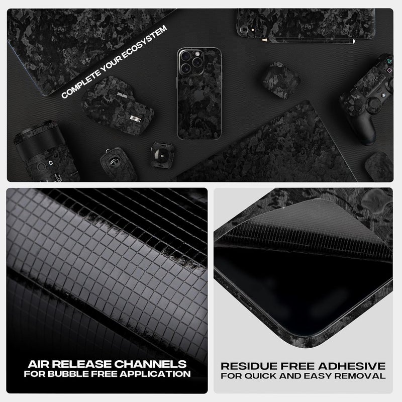 Capes Tablet Skins Compatible with Samsung Galaxy Tab S9 | Ultra-Thin Protective Film | Anti-Scratch Vinyl Decal Skin | Not Case/Cover (Forged Carbon, Full Body Skin + S Pen Skin) - Image 5