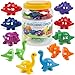 TSYAN Matching Number Counting Dinosaur Toys with DoubleSided 1 2 3 Number Preschool Learning Sensory Sorting Educational Fine Motor Toys Sets for Kids Toddler Aged 3 Years Old - Image 2