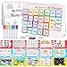 Mallify Busy Book for Toddlers 35 Montessori Busy Book with 30 Themes and 8 Markers Kids Binder and Early Learning Toys Preschool Busy Books for Toddlers Tracing Coloring Book BusyTots - Image 4
