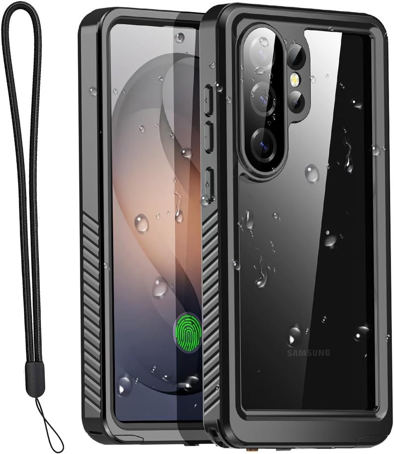 ايه اي كيس حافظة AICase المقاومة للماء لهاتف Samsung Galaxy S26 Ultra، مع معيار مقاومة للماء IP68، مقاومة للثلج، مقاومة للغبار، مقاومة للصدمات، حماية كاملة للجهاز بزاوية 360 درجة، غطاء محكم الإغلاق للاستخدام تحت الماء لهاتف Galaxy S26 Ultra. - Image 1