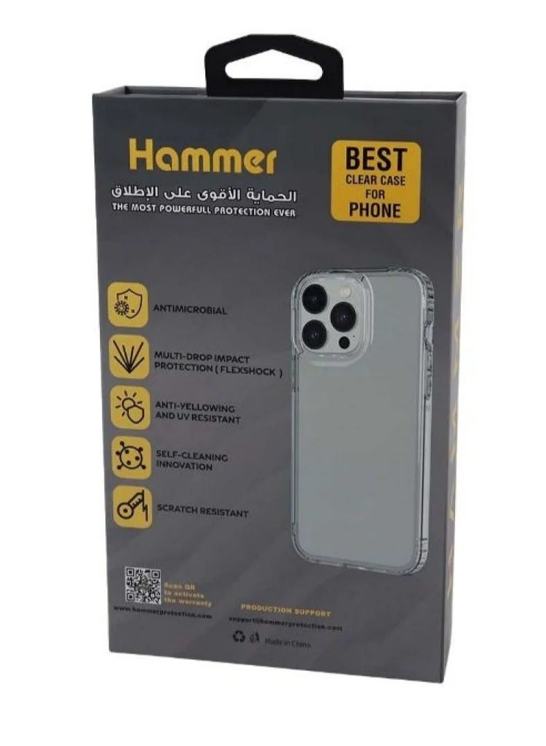 Hammer package for iPhone 14, a 14-in-1 full protection case to give the phone a beautiful look with maximum safety and elegance - Image 4