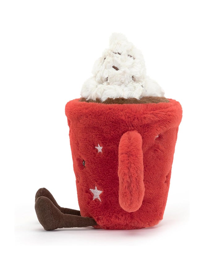 Jellycat Amuseable Hot Chocolate Plush Toy 17cm – Super Soft Hot Cocoa Mug Soft Toy with Whipped Cream Top for Gifts, Nursery Decor, and Collectors - Image 3