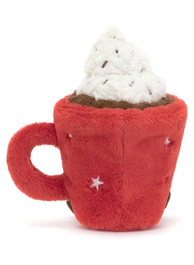 Jellycat Amuseable Hot Chocolate Plush Toy 17cm – Super Soft Hot Cocoa Mug Soft Toy with Whipped Cream Top for Gifts, Nursery Decor, and Collectors - Image 4