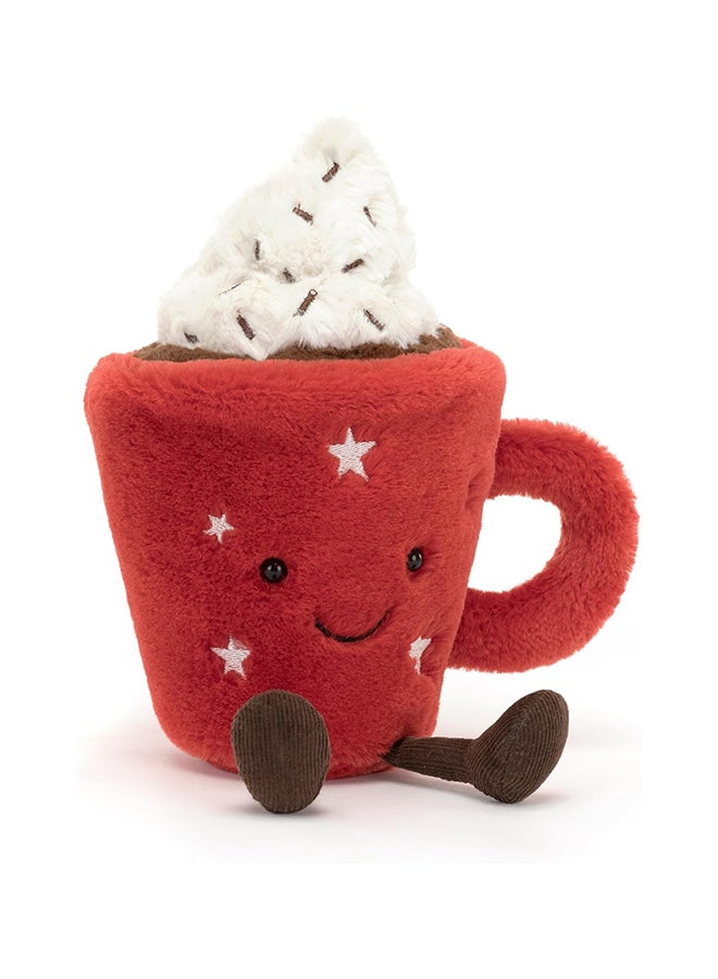 Jellycat Amuseable Hot Chocolate Plush Toy 17cm – Super Soft Hot Cocoa Mug Soft Toy with Whipped Cream Top for Gifts, Nursery Decor, and Collectors - Image 2