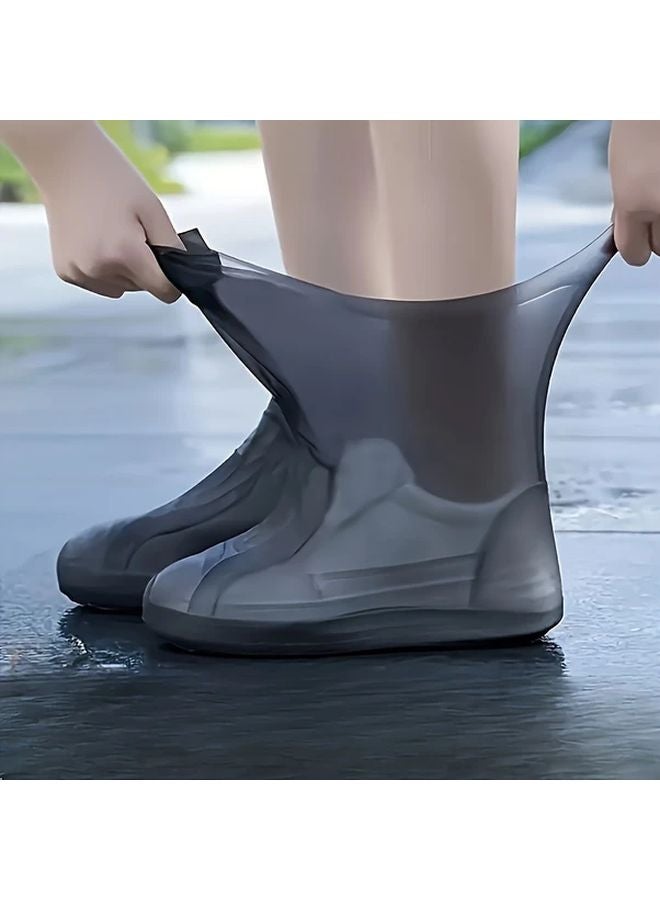 Creamy White Waterproof Slip Resistant Outdoor Shoe Covers One Size 34 45 - Image 3