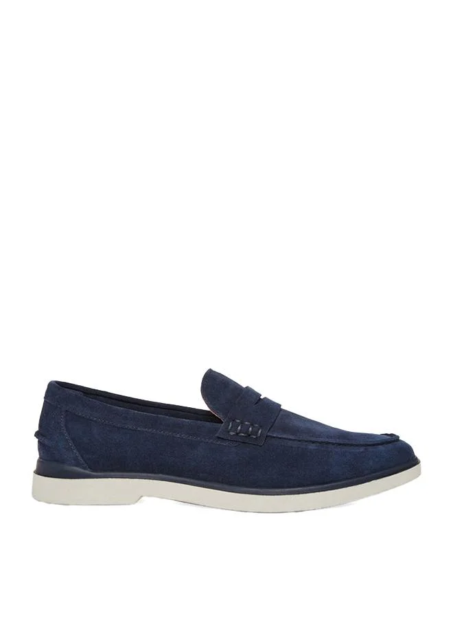Charley Navy Blue Men's Loafers