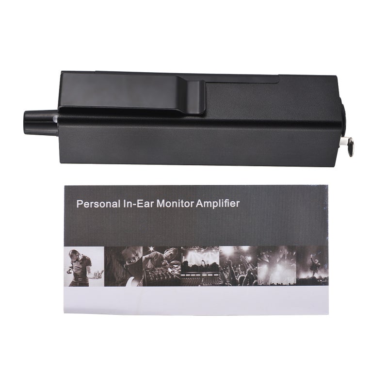 Headphone Amplifier Black High Power 3.5mm Output - Versatile XLR 1/4" Input Precise Volume Control Portable Headphone Amp for Professional Performances Practice Sessions - Image 2