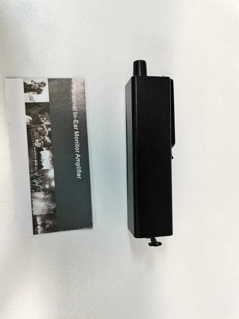 Headphone Amplifier Black High Power 3.5mm Output - Versatile XLR 1/4" Input Precise Volume Control Portable Headphone Amp for Professional Performances Practice Sessions - Image 1