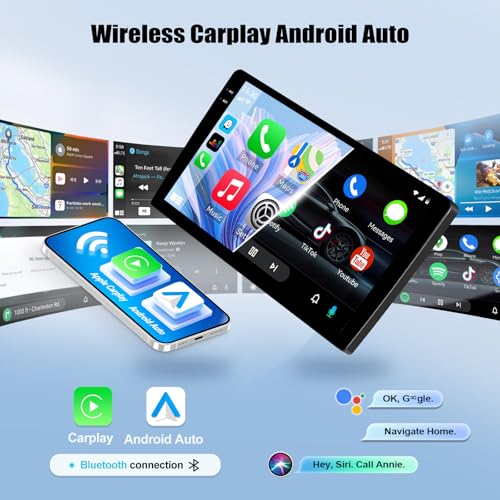 SIXWIN 4G+128G Andriod Car Radio for Ford Edge 2011-2015 with CarPlay Android Auto 10.1 Inch Incell Touch Screen with GPS Navigation WiFi Backup Camera Mic - Image 4