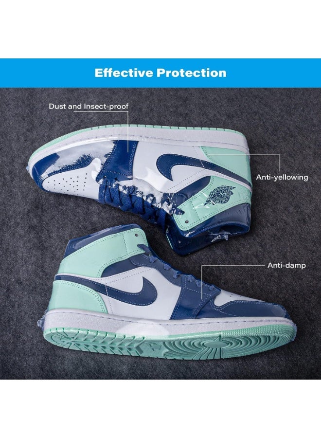 100 Pcs PVC Heat Shrink Wrap Bags, 11x18 Inches Wrap Bags for Gifts, Clear Sneaker Film, Plastic Bags Wrap Large Shoes Protector, for Bath Bombs Soaps Bottles Cookies Crafts DIY Homemade Gifts - Image 5