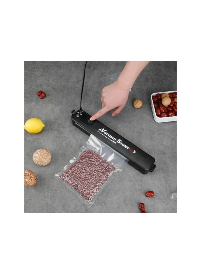 Raxoom Food Vacuum Sealer, 10 Transparent Sealing Bags, Easy To Clean, Automatic Sealing Machine, Domestic Foods Preservative, Vacuum Sealer - Image 3