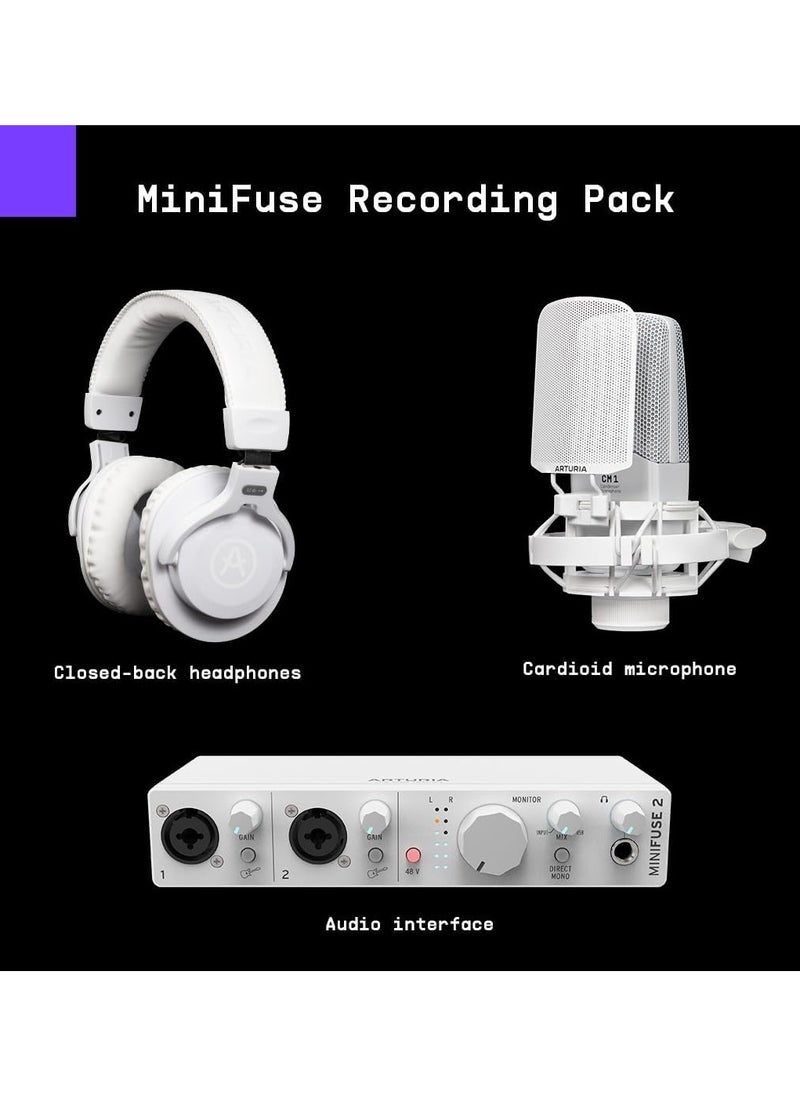 Arturia Arturia - Minifuse Recording Pack - أبيض  - Image 2